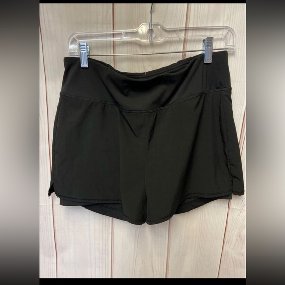 90 Degree By Reflex Black Athletic Shorts - Picture 1 of 10